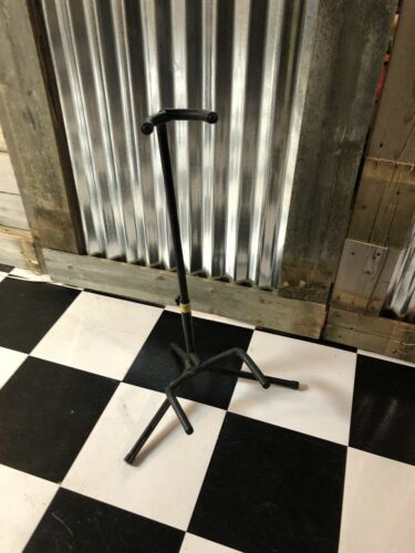 Musician's Gear Electric Acoustic and Bass Guitar Stand Black