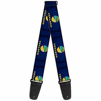 Buckle-Down Guitar Strap - Montana Flags - 2