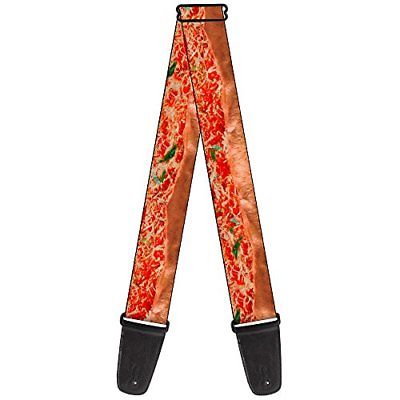 Buckle-Down Guitar Strap - Chicago Style Pizza Vivid - 2