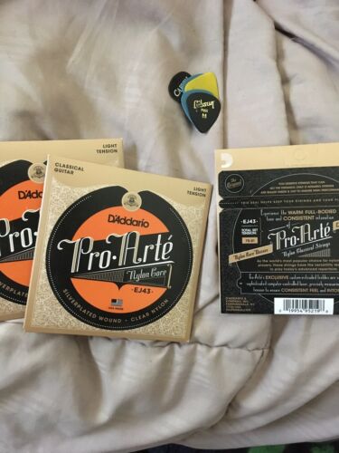 D'Addario EJ43 Pro-Arté Normal Light Classical Guitar Strings 3-packs