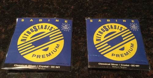 NITROSTASIS STRINGS BY SABINE CASSICAL SILVER CRYSTAL.SC-MT PREMIUM STRINGS