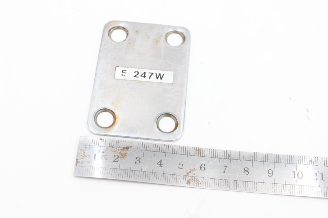 Vintage Guitar Neck Plate E 247W 45mm x 70mm