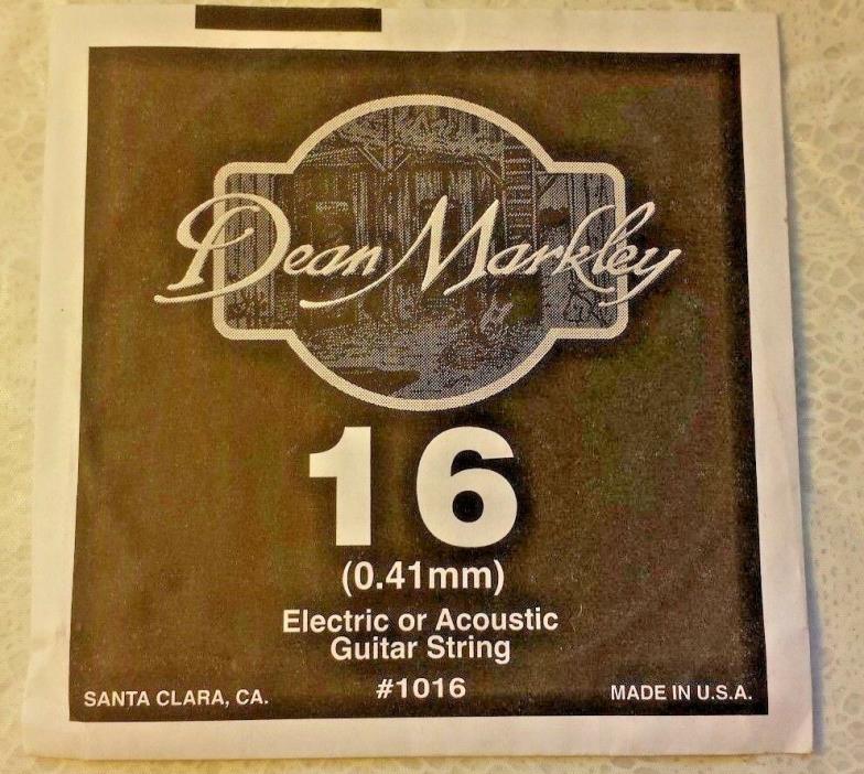 NEW ~ DEAN MARKLEY ~ 16 (0.41 mm) ~ NPS Wound ~ Dual Guitar String ~ CORTEC