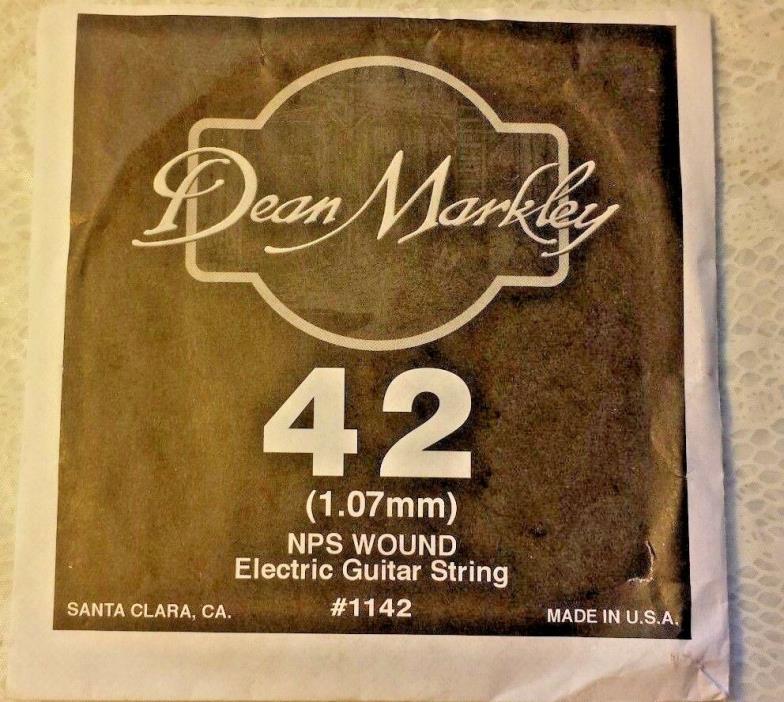 NEW ~ DEAN MARKLEY ~ 42 (1.07 mm) ~ NPS Wound ~ Electric Guitar String ~ CORTEC