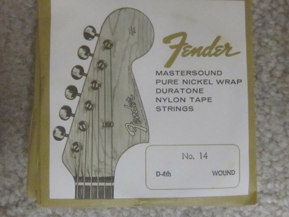 Vintage Fender Mastersound nickel duratone guitar strings-new'old stock'D,lot of
