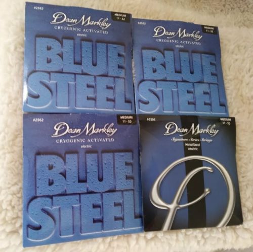 4 Sets 11-52 3 Sets Dean Markley 2562 Blue Steel & 1 Set 2505 Nickelsteel