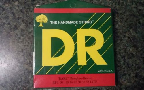DR The Handmade Guitar String Rare Phosphor Bronze RPL-10 SEALED NEW