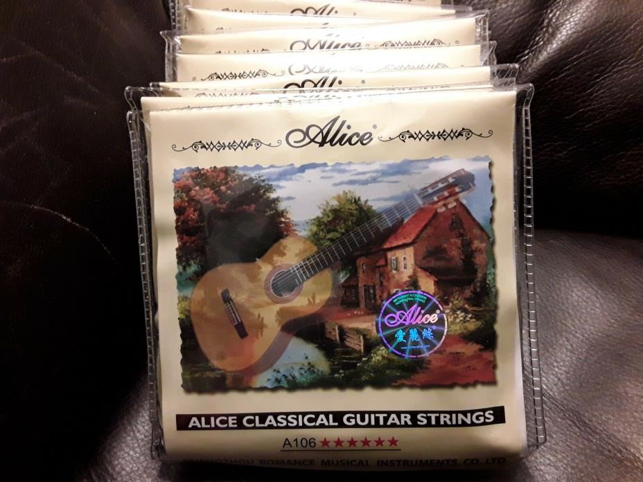 10 Sets Alice A106H Clear Nylon Classical Guitar Strings Stringing Guitar String