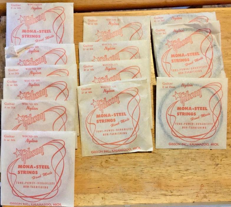 Gibson 13 Vintage Nylon Guitar Strings - Open Stock Mix