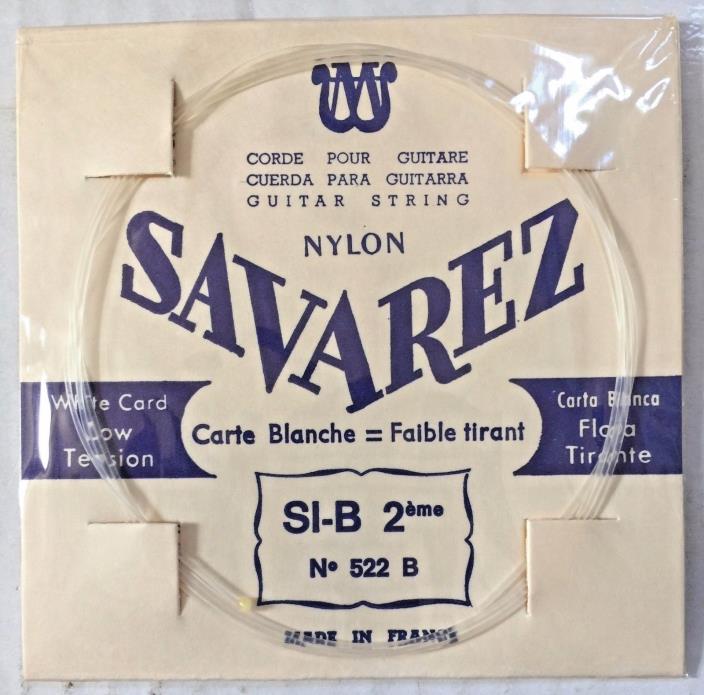 Vintage Box of 12 Savarez Brand Classical Guitar B Strings 