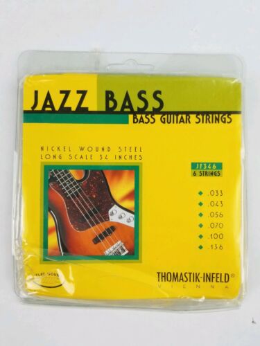 Thomastik JF346 Flatwound Scale 6-String Jazz Bass Strings, missing 