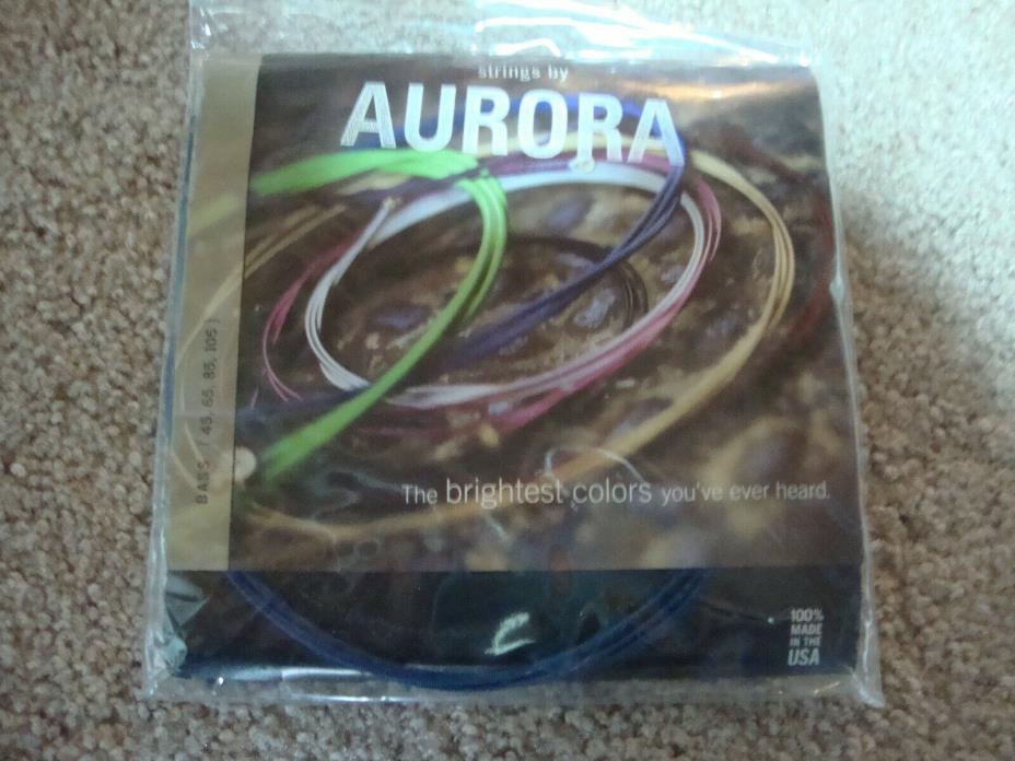 Aurora Dark Blue bass strings. New. Free shipping. CONUS ONLY