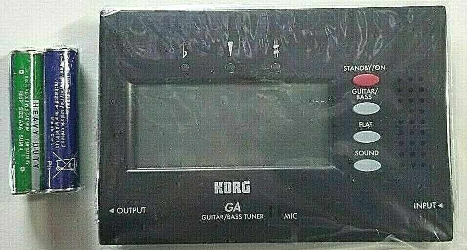 Korg - Advanced Solo Tuner, Model GA-40, For Guitar and Bass