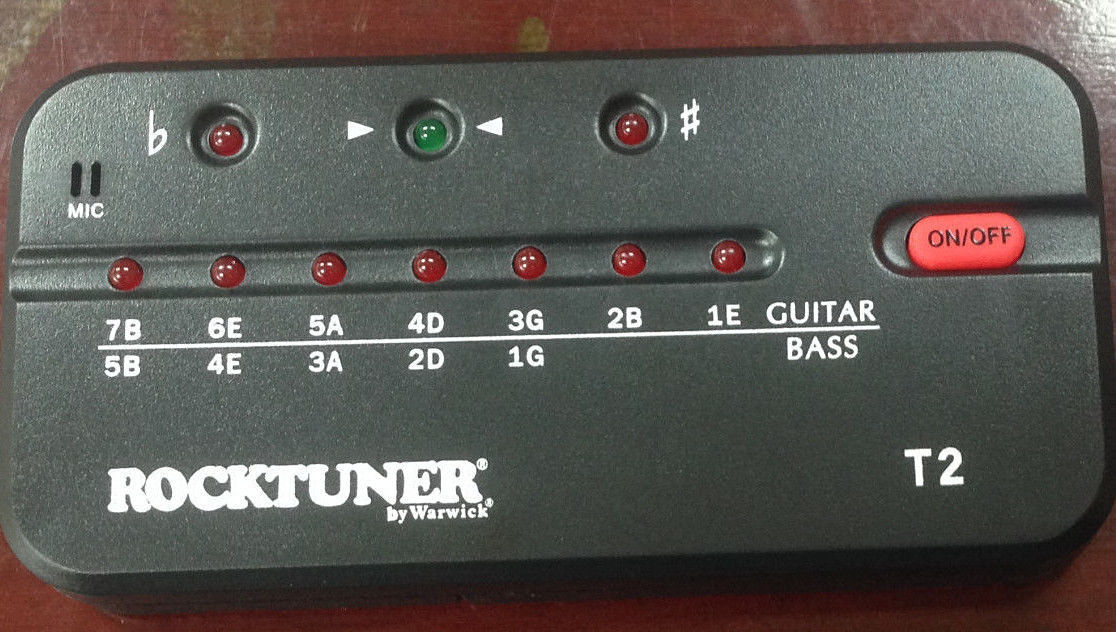 Guitar & Bass Digital Tuner--RockTuner by Warwick, Model RT T-2