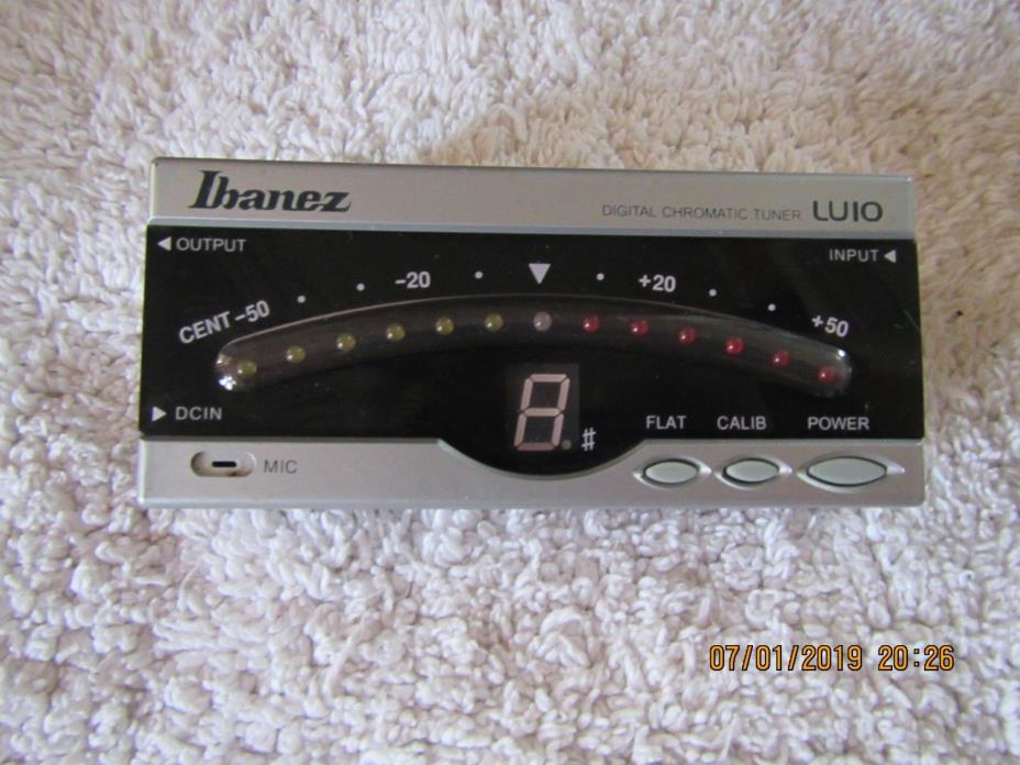 Ibanez Guitar & Bass Digital Chromatic Tuner  LUIO