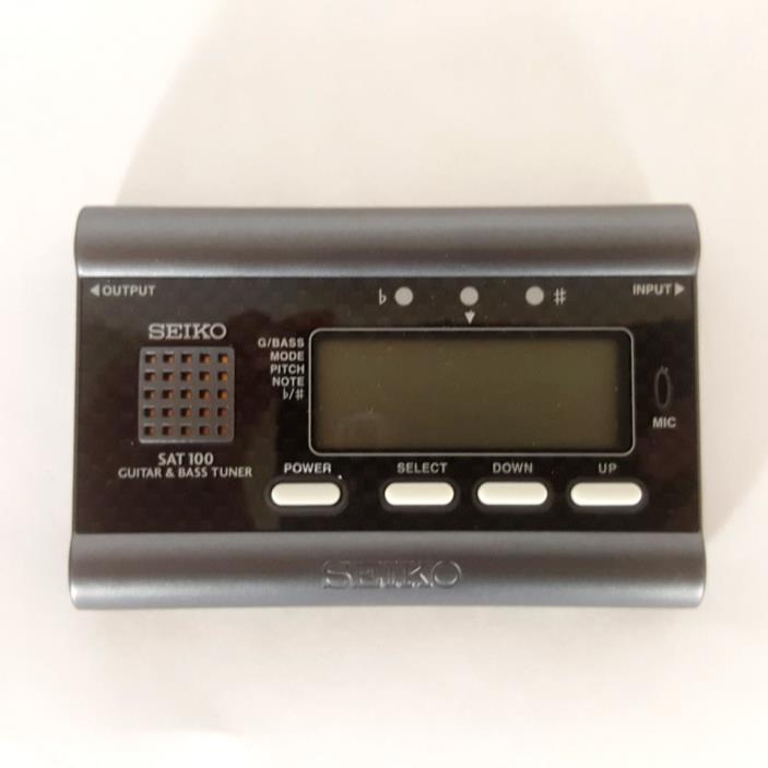 Seiko Guitar & Bass Tuner, Model SAT100