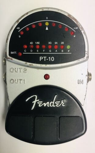 Fender PT-10 Guitar Tuner - Guitar Pedal Tuner