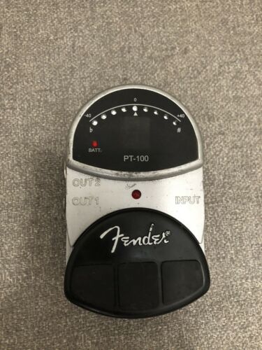 Fender PT-100 Chromatic Guitar/Bass Tuner Pedal