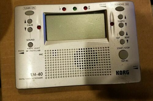 Korg TM-40 Digital Tuner Metronome - Working
