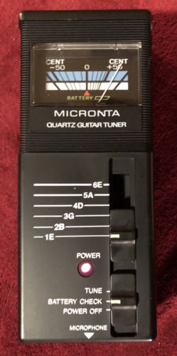 Vintage Radio Shack Quartz Precision Electric Guitar Tuner - Free Shipping
