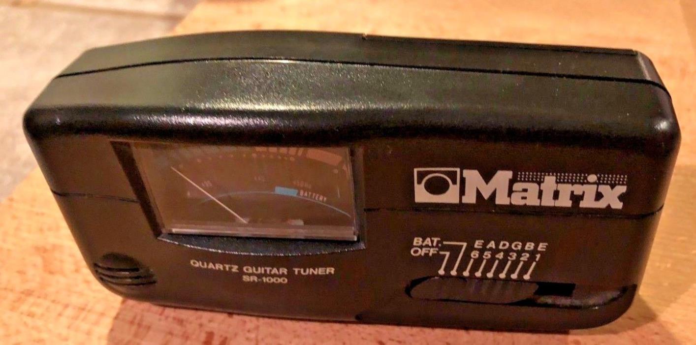 Matrix quartz guitar tuner SR-1000, Guitar Tuner, used, GUITAR TUNER