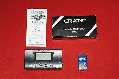 Crate CDT2 Electronic Guitar Bass Tuner Brand New