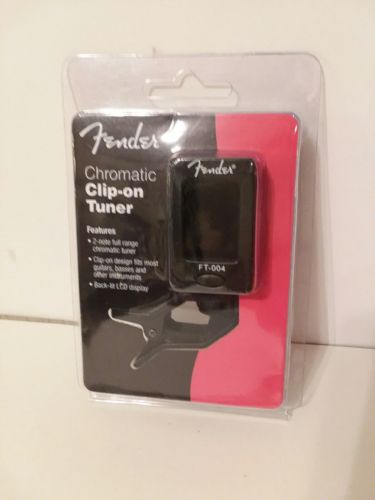 Fender FT-004 Chromatic Clip On Guitar Bass Banjo Violin Mandolin LED Tuner