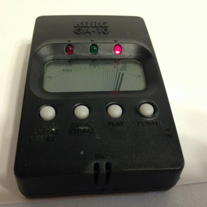 KORG GA-10 Compact Tuner For Any Instrument On Board Microphone!