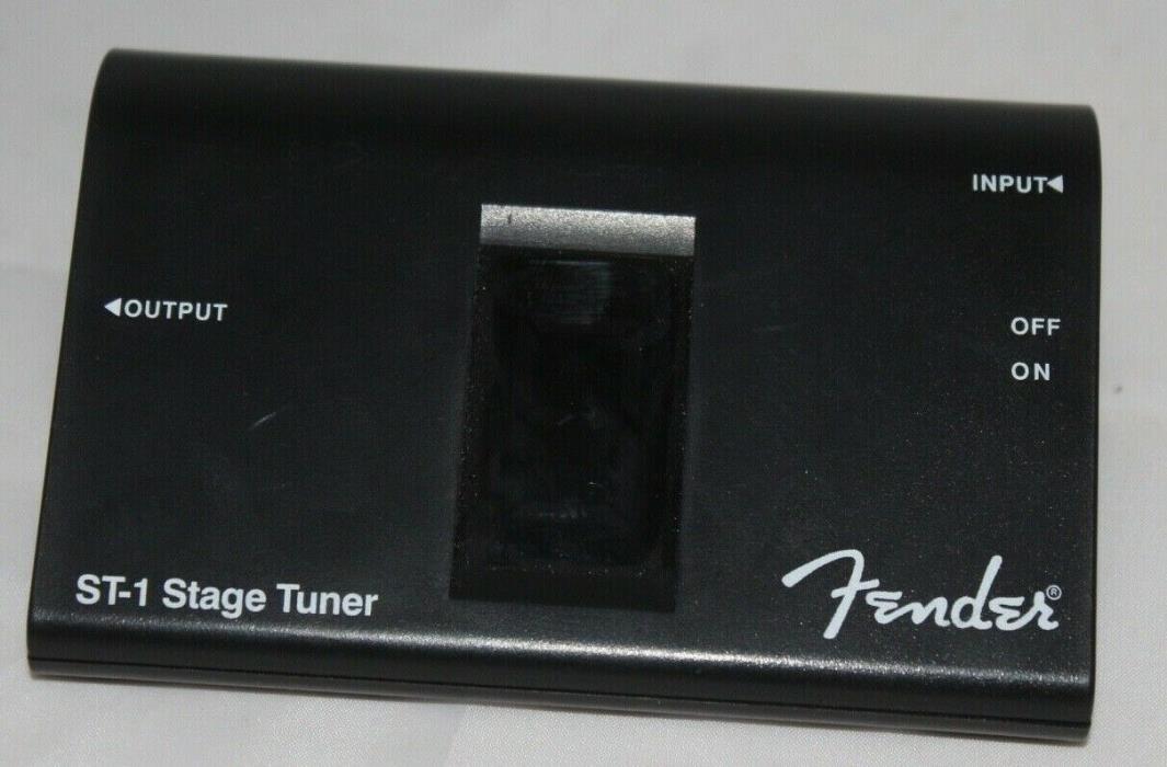 Fender ST-1 Stage Tuner- Auto chromatic tuner