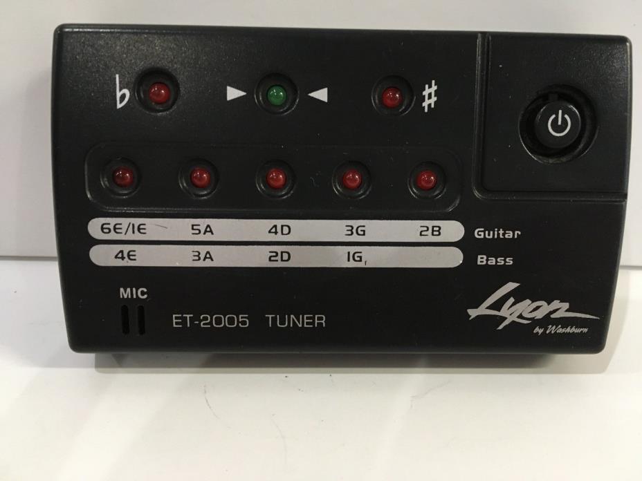 ET-2005 GUITAR AND BASS TUNER