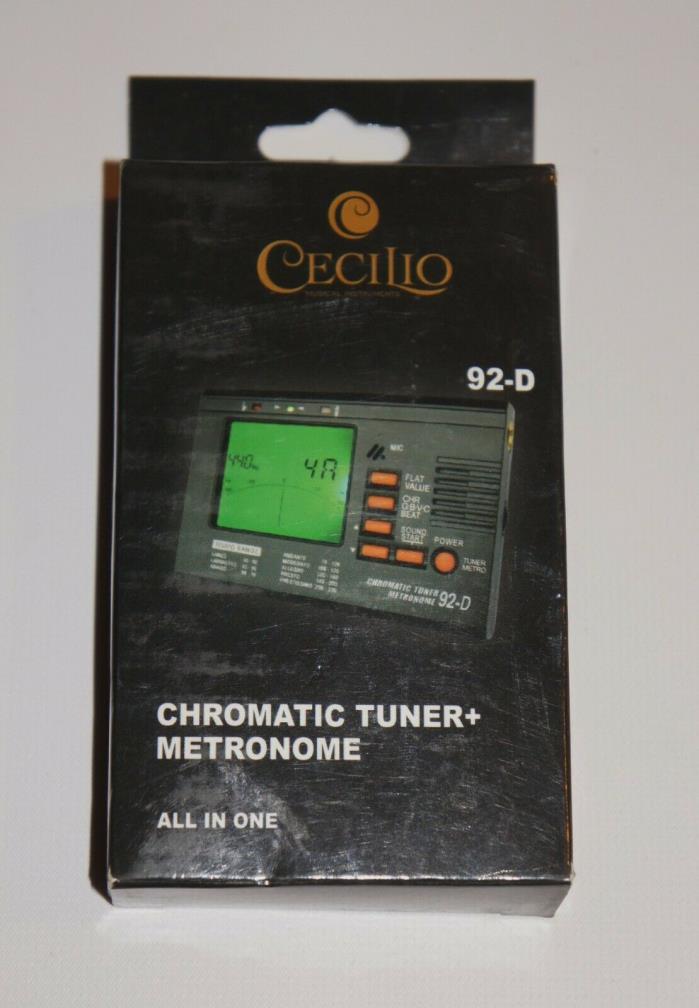 Cecilio 92-D Chromatic Tuner Metronome - NEW