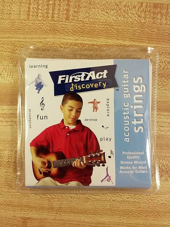 First Act Discovery Acoustic Guitar Strings New Sealed