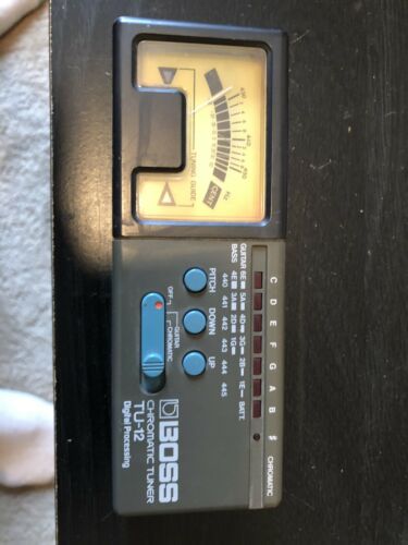 Boss TU-12 Chromatic Tuner (1987 MIJ Vintage) - Not Properly Functioning