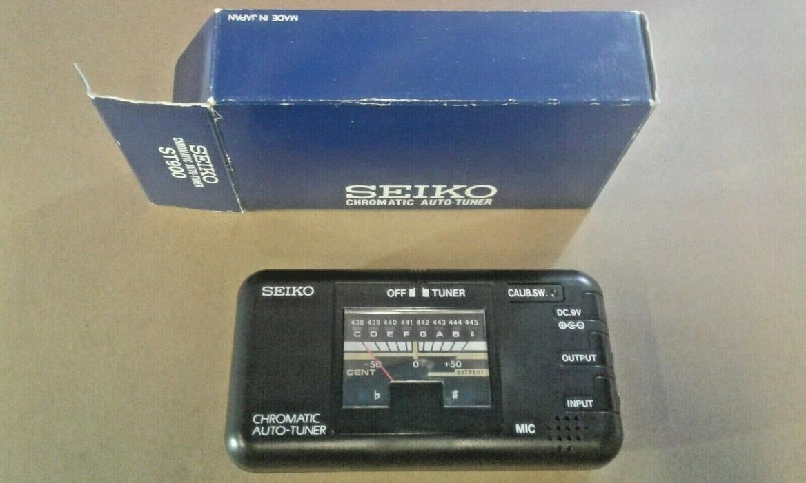 Seiko Chromatic Auto-Tuner with Box - Seiko ST900