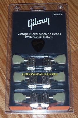 Gibson Les Paul Tuners Set Kluson Deluxe Nickel Peg Guitar Parts Tuner Custom T