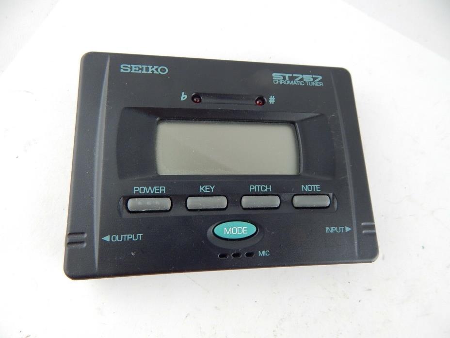 Seiko ST757 Chromatic Music Tuner - FAST FREE SHIPPING