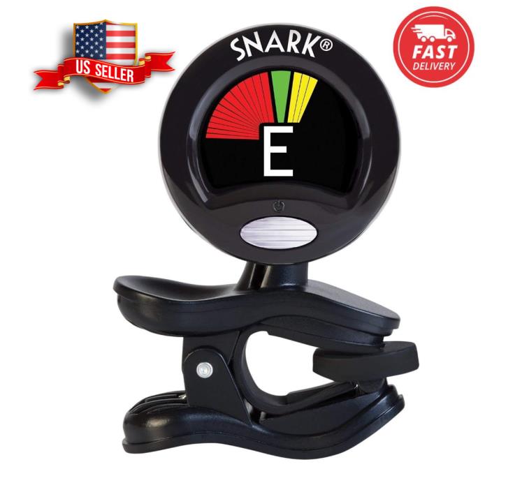 BLACK SNARK SN-5X CHROMATIC HEADSTOCK TUNER CLIP FOR GUITAR, BASS, Banjo, VIOLIN