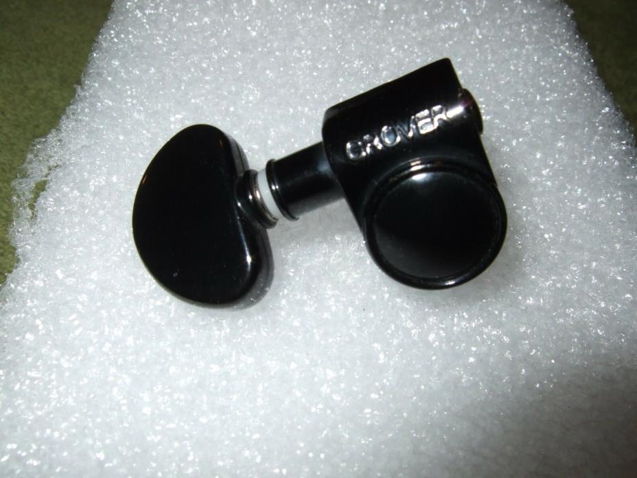 Grover Tuning Peg Black Treble Side