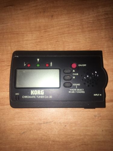 KORG Chromatic Tuner CA-20 Guitar Calibration Auto or Manual