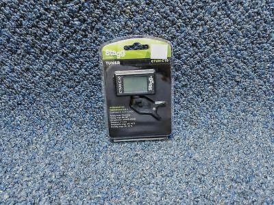 NEW Stagg STUH-C10 Clip On Tuner Black