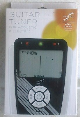 NEW in Box First Act Adam Levine Series Acoustic & Electric Guitar Tuner, AL091