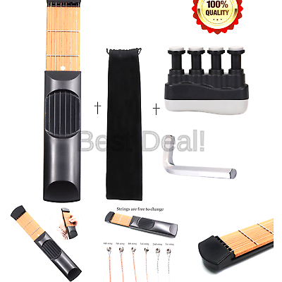 Portable Pocket Guitar Trainer Finger Trainer Chord Practice Tool - Come with...