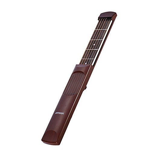 Guitars Pocket Acoustic Practice Tool String Fret Model Rosewood Fretboard