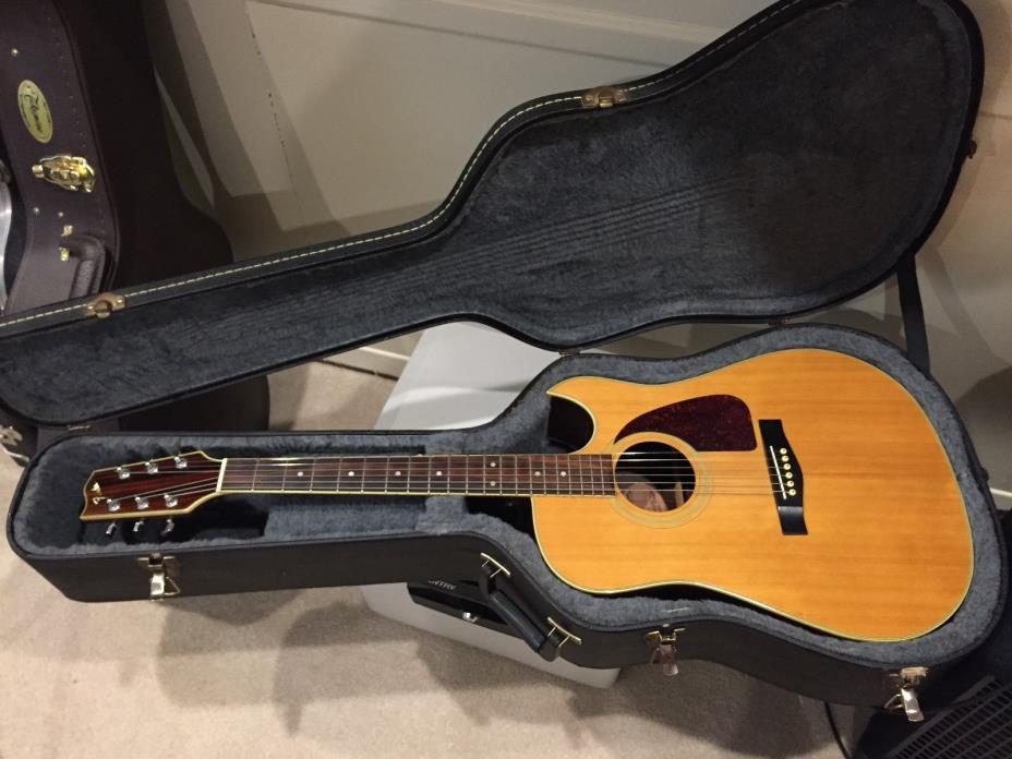 Vintage 1987 Fender F-265C Acoustic Guitar W/ Hardshell case