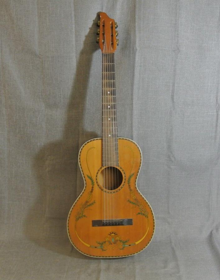 STROMBERG VOISINET STENCIL PARLOR GUITAR 1920'S (192669-1) GN