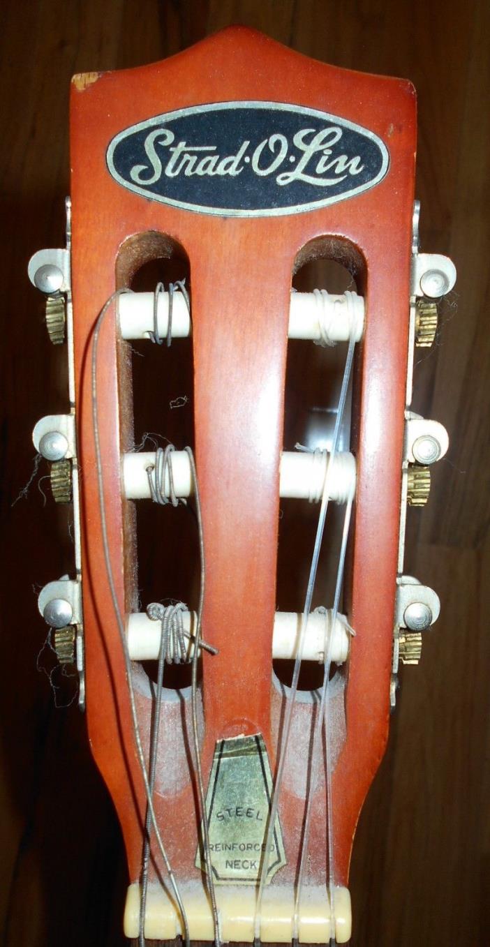 Strand O Lin Guitar Acoustic Wooden Steel Reinforced Neck