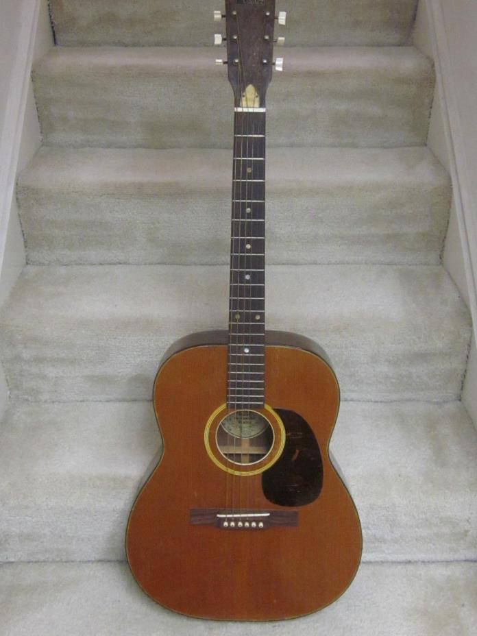 Vintage Valdez V-66 acoustic guitar- circa 1970,mahogany,spruce,made in Finland