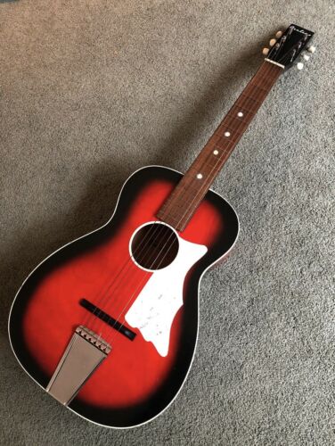 Vintage Airline Parlor Guitar 1966 Original Case Made In USA