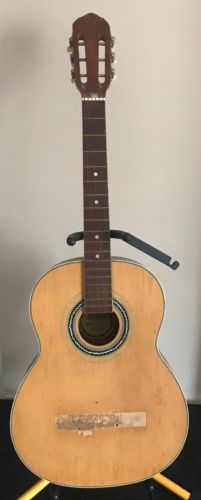 Vinyage Japanese Recco Acoustic Guitar Project - Repair Or Parts
