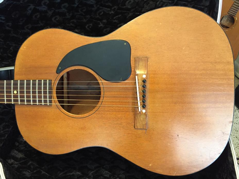 Vintage Gibson LG-0 Mahogany 1961  Brazilian Rosewood bridge